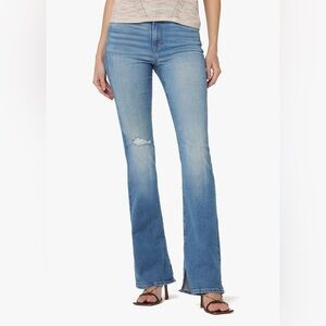 NWT Joes Jeans Hi Honey Curvy High Rise Boot Cut Slit Hem 34” inseam S 30
